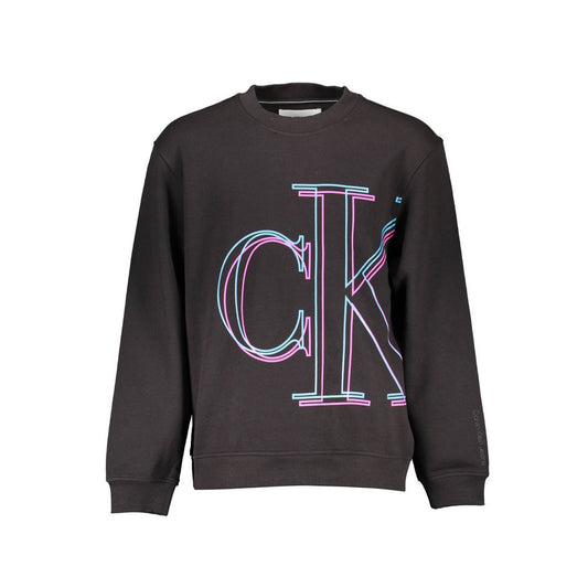 Calvin Klein Black Cotton Men Sweater