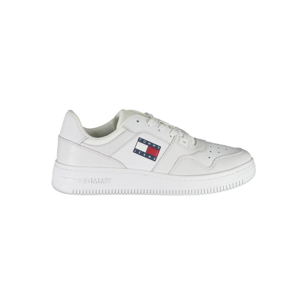 Tommy Hilfiger White Polyester Women Sneaker