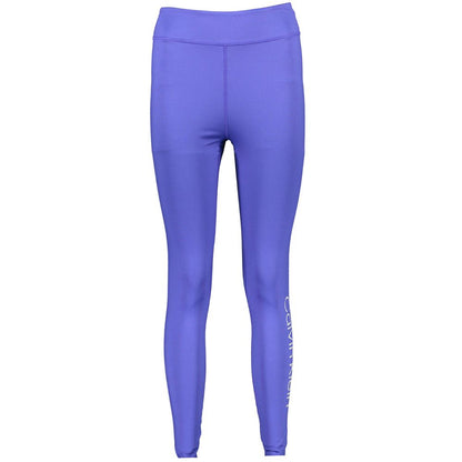 Calvin Klein Blue Polyester Women Legging