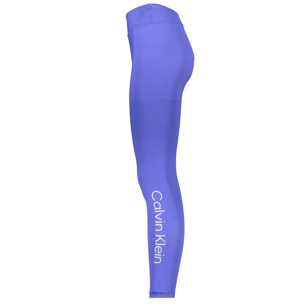 Calvin Klein Blue Polyester Women Legging