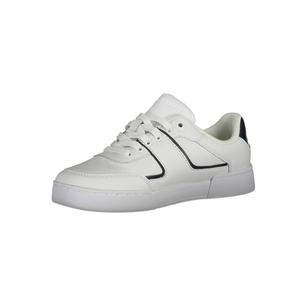 Tommy Hilfiger White Leather Women Sneaker