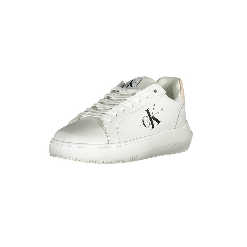 Calvin Klein White Leather Women Sneaker