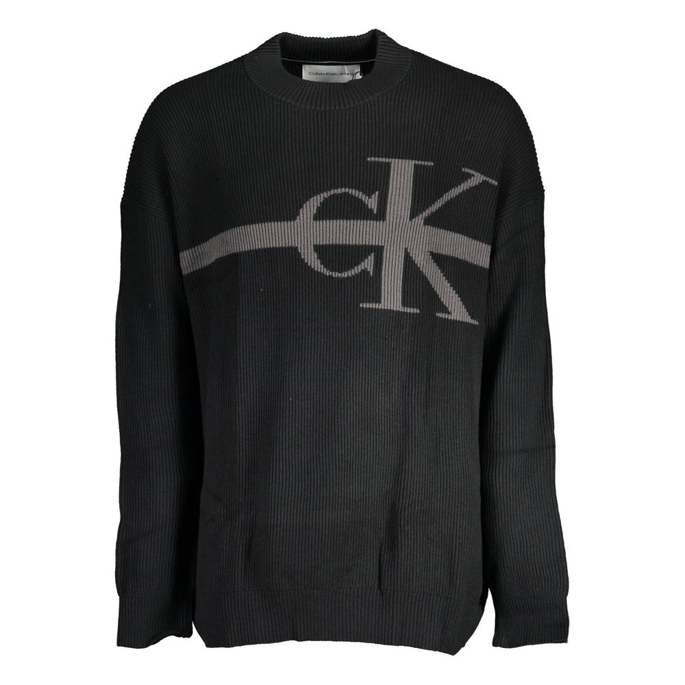 Calvin Klein Black Cotton Men Sweater