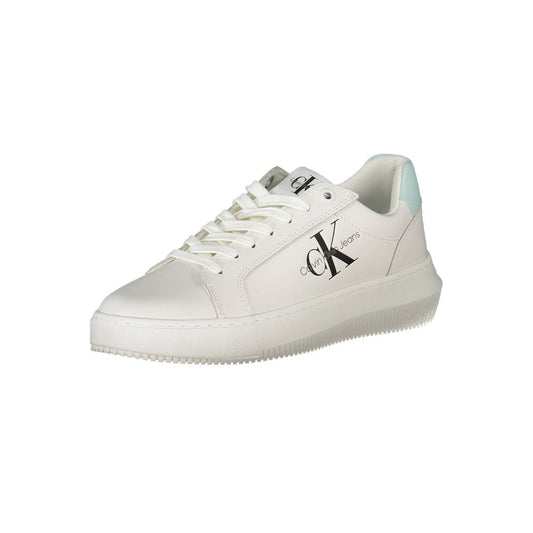 Calvin Klein White Leather Women Sneaker