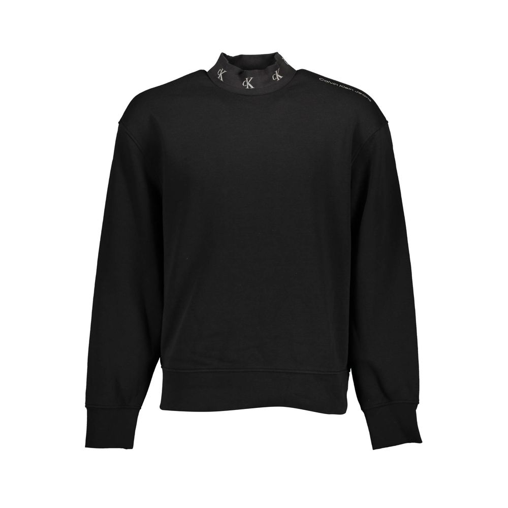 Calvin Klein Black Cotton Men Sweater