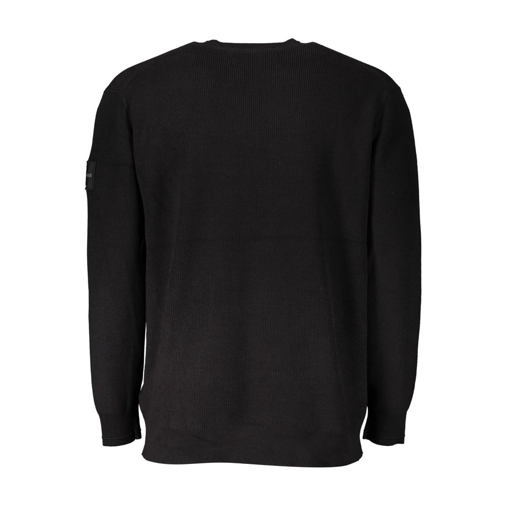 Calvin Klein Black Cotton Men Sweater