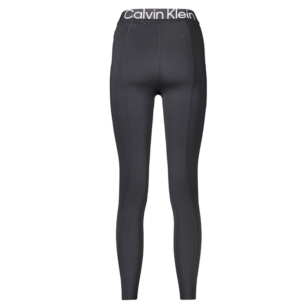 Calvin Klein Black Polyester Women Leggings