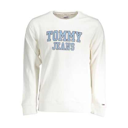 Tommy Hilfiger White Cotton Men Sweater