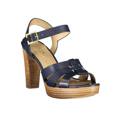 Ralph Lauren Blue Leather Sandal