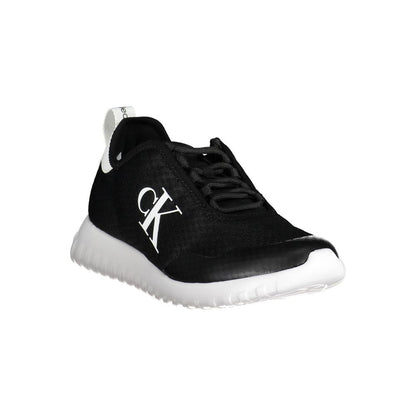 Calvin Klein Black Polyester Men Sneaker