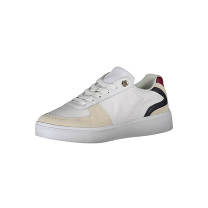 Tommy Hilfiger White Leather Women Sneaker