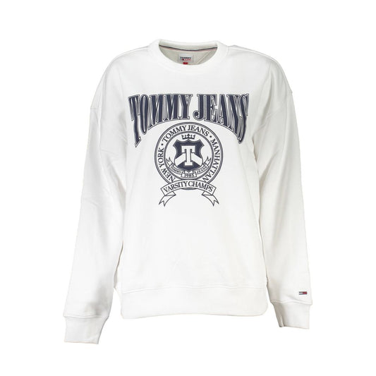 Tommy Hilfiger White Cotton Women Sweater