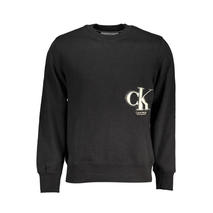 Calvin Klein Black Cotton Men Sweater