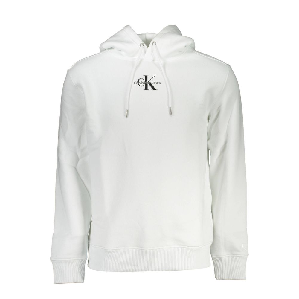 Calvin Klein White Cotton Men Sweater