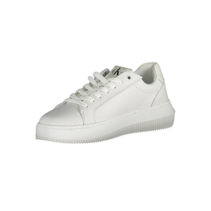 Calvin Klein White Leather Women Sneaker