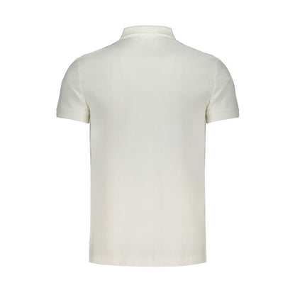 Calvin Klein White Cotton Polo Shirt