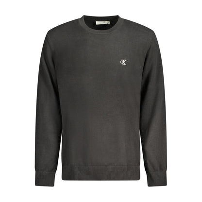 Calvin Klein Black Cotton Men Sweater