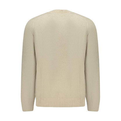 Hugo Boss Beige Cotton Men Sweater