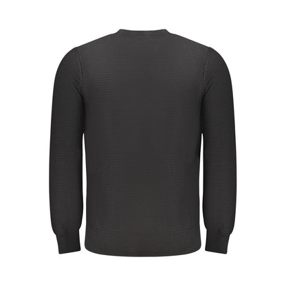 Hugo Boss Black Cotton Men Sweater