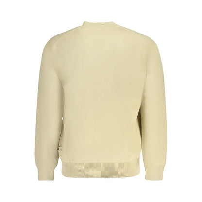 Hugo Boss Beige Cotton Men Sweater