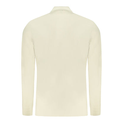 Hugo Boss Beige Cotton Men Polo Shirt