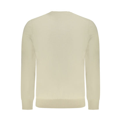 Hugo Boss Beige Cotton Men Sweater