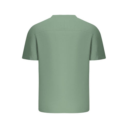 Hugo Boss Green Cotton Men T-Shirt