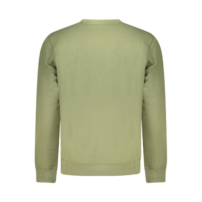 Hugo Boss Green Cotton Men Sweater