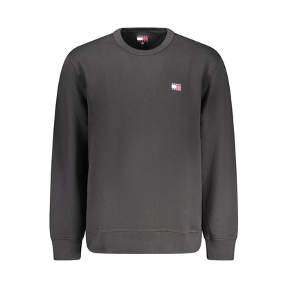 Tommy Hilfiger Black Cotton Men Sweater