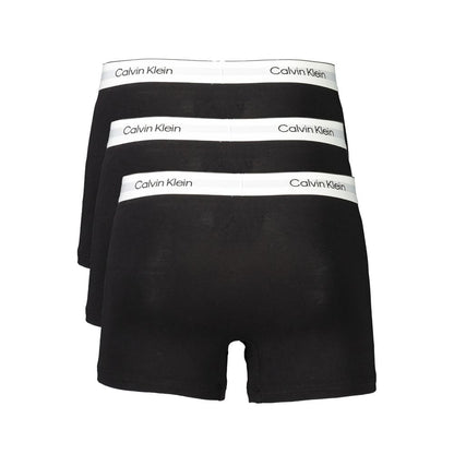 Calvin Klein Black Cotton Men Boxer