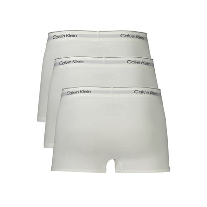 Calvin Klein White Cotton Men Boxer Short