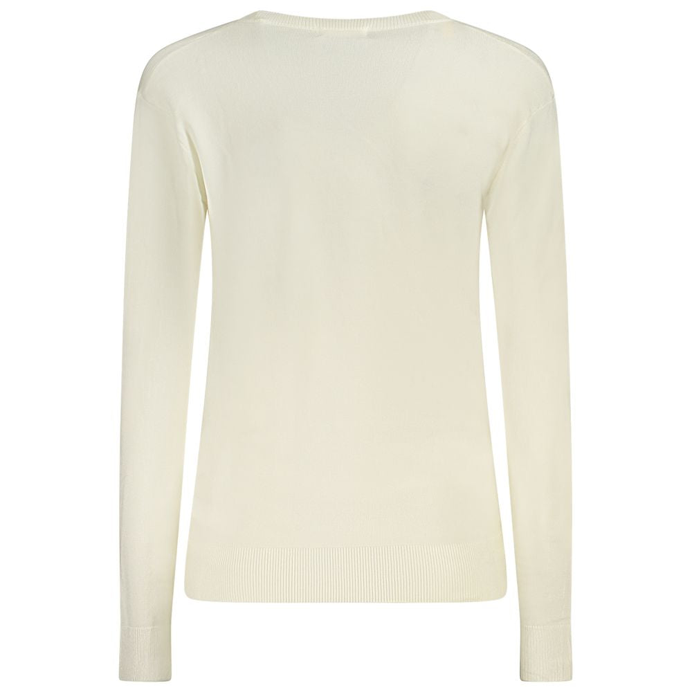 Guess Jeans White Viscose Sweater