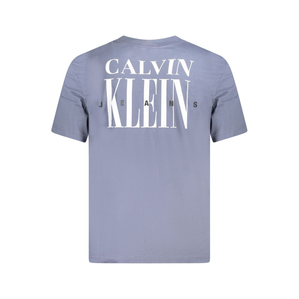 Calvin Klein Blue Cotton T-Shirt