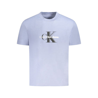 Calvin Klein Blue Cotton T-Shirt