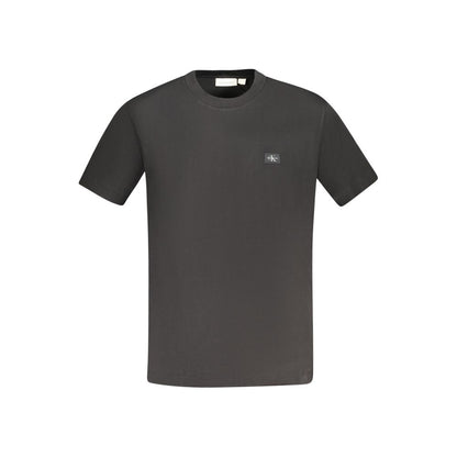 Calvin Klein Black Cotton Men T-Shirt