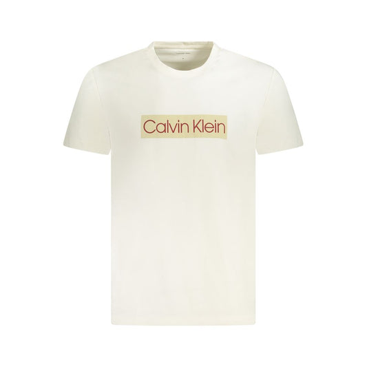 Calvin Klein White Cotton T-Shirt