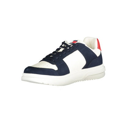 Tommy Hilfiger Blue Leather Men Sneaker