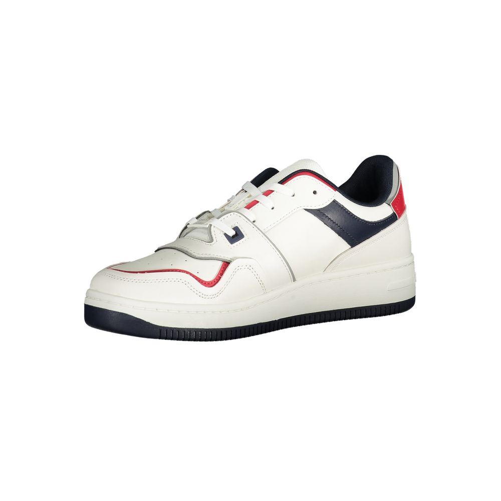 Tommy Hilfiger White Leather Men Sneaker