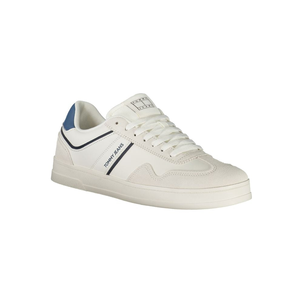 Tommy Hilfiger White Polyethylene Men Sneaker