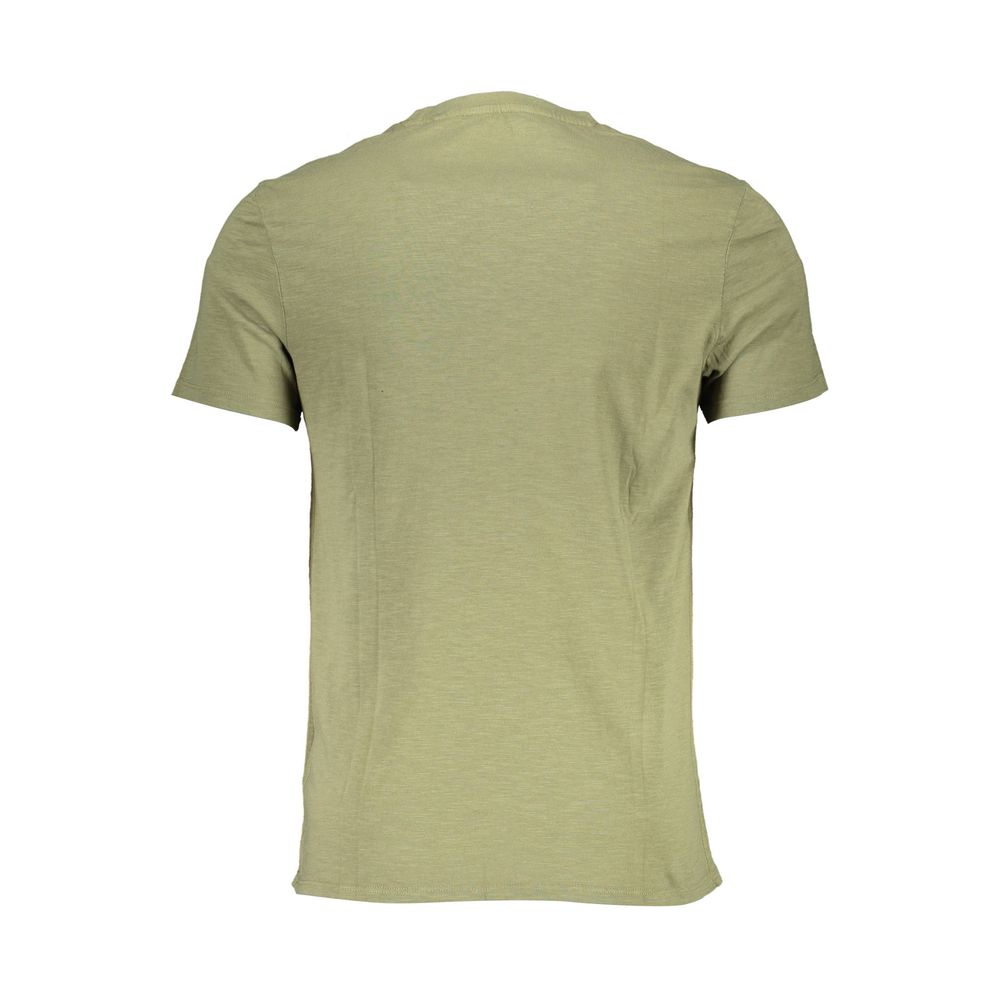 Guess Jeans Green Cotton Men T-Shirt