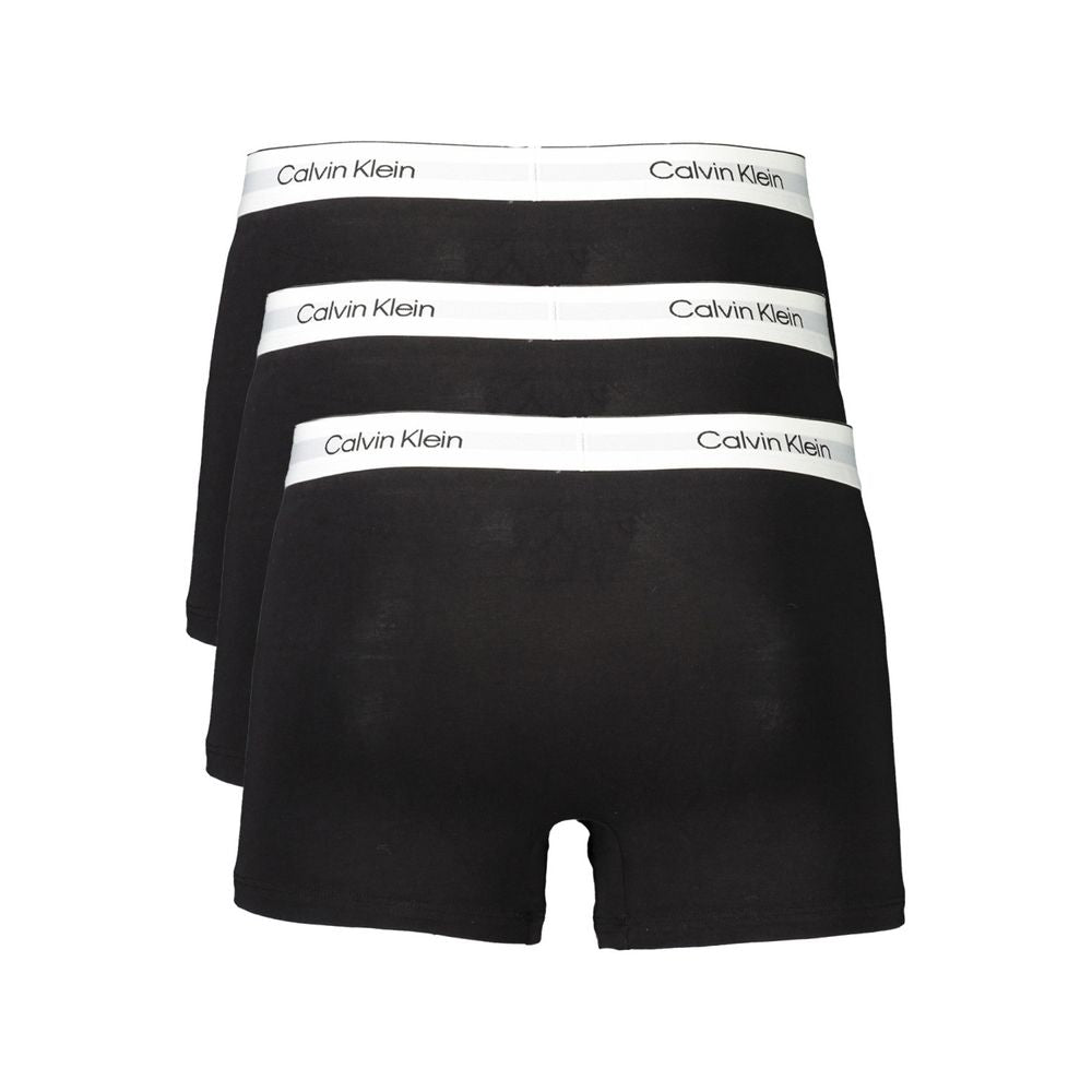 Calvin Klein Black Cotton Men Boxer Short