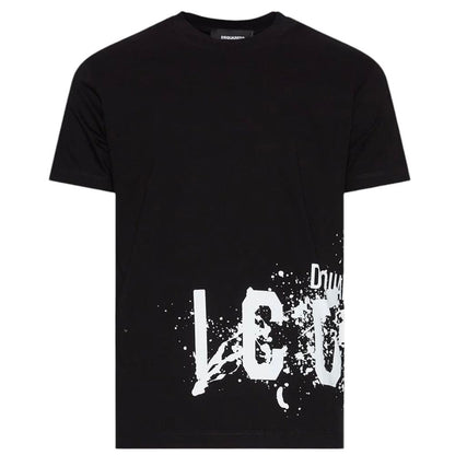 Dsquared² Black Cotton T-Shirt