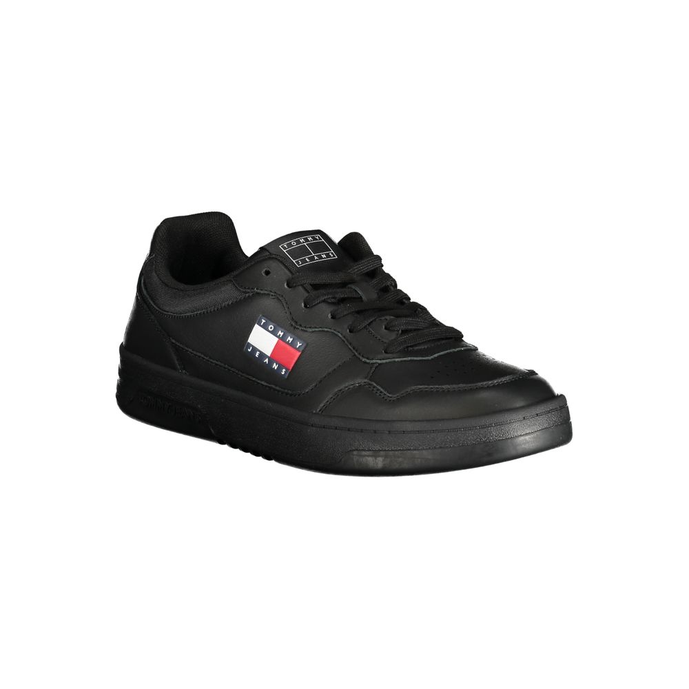 Tommy Hilfiger Black Polyethylene Men Sneaker