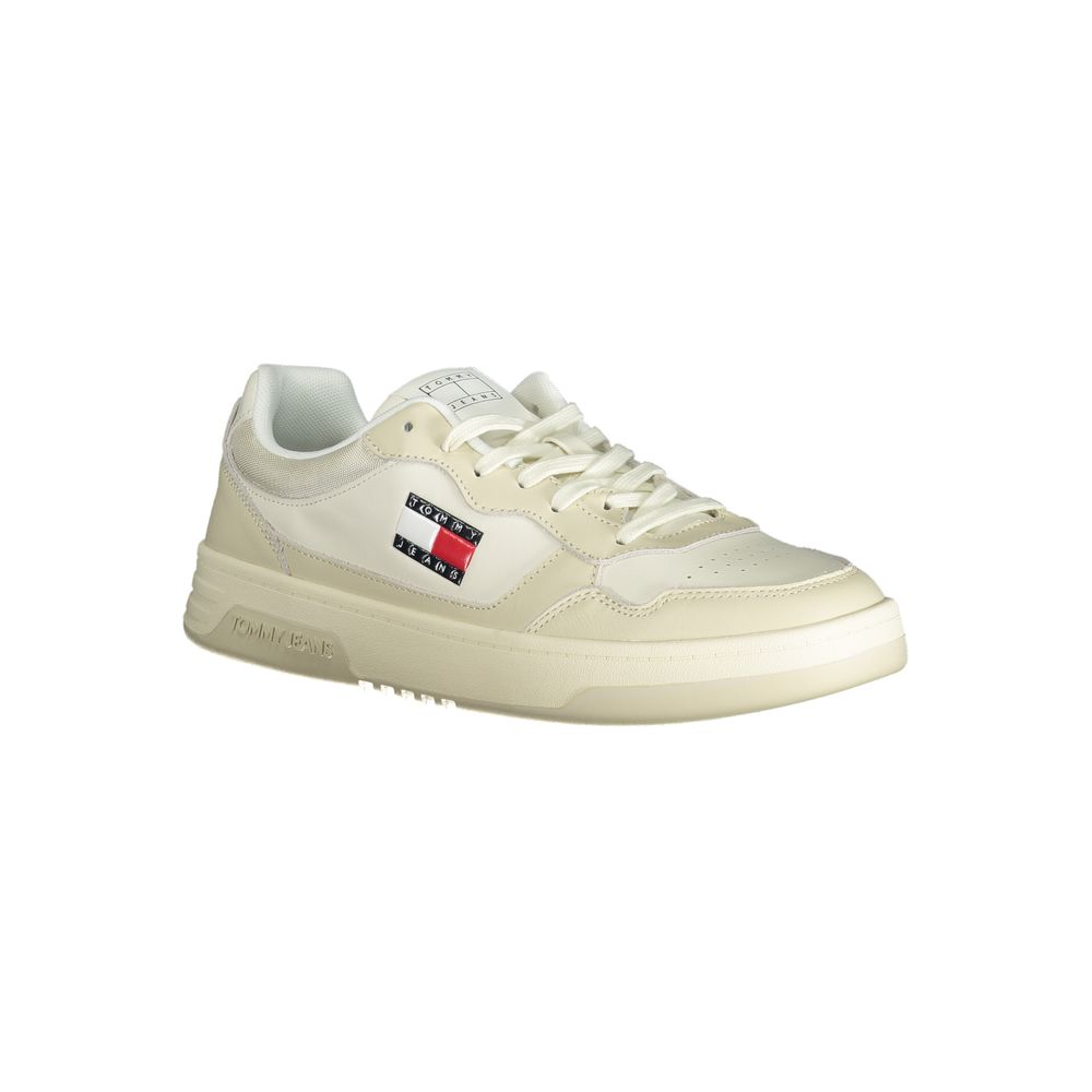 Tommy Hilfiger Beige Polyethylene Men Sneaker