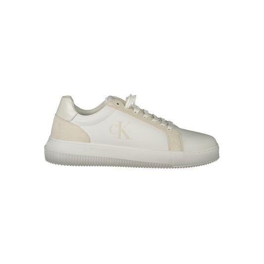 Calvin Klein White Polyethylene Men Sneaker