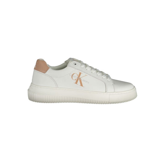 Calvin Klein White Leather Women Sneaker