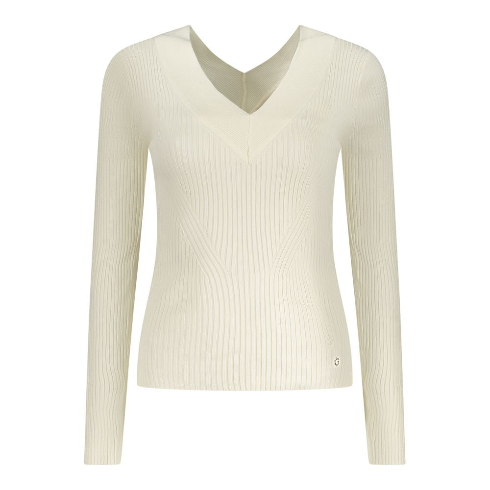 Guess Jeans White Viscose Women Sweater