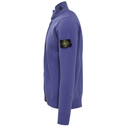 Stone Island Purple Wool Sweater