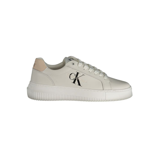 Calvin Klein White Polyester Sneaker